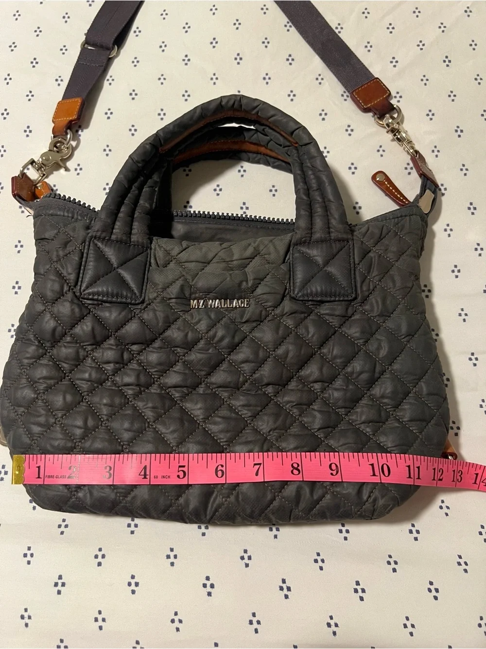 MZ Wallace Small Sutton - “Magnet” Quilted Bag with Removable Strap